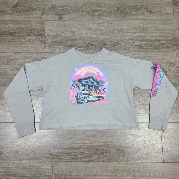 Gap Teen Back To The Future Long Sleeve Crop Top XL - Picture 2 of 14